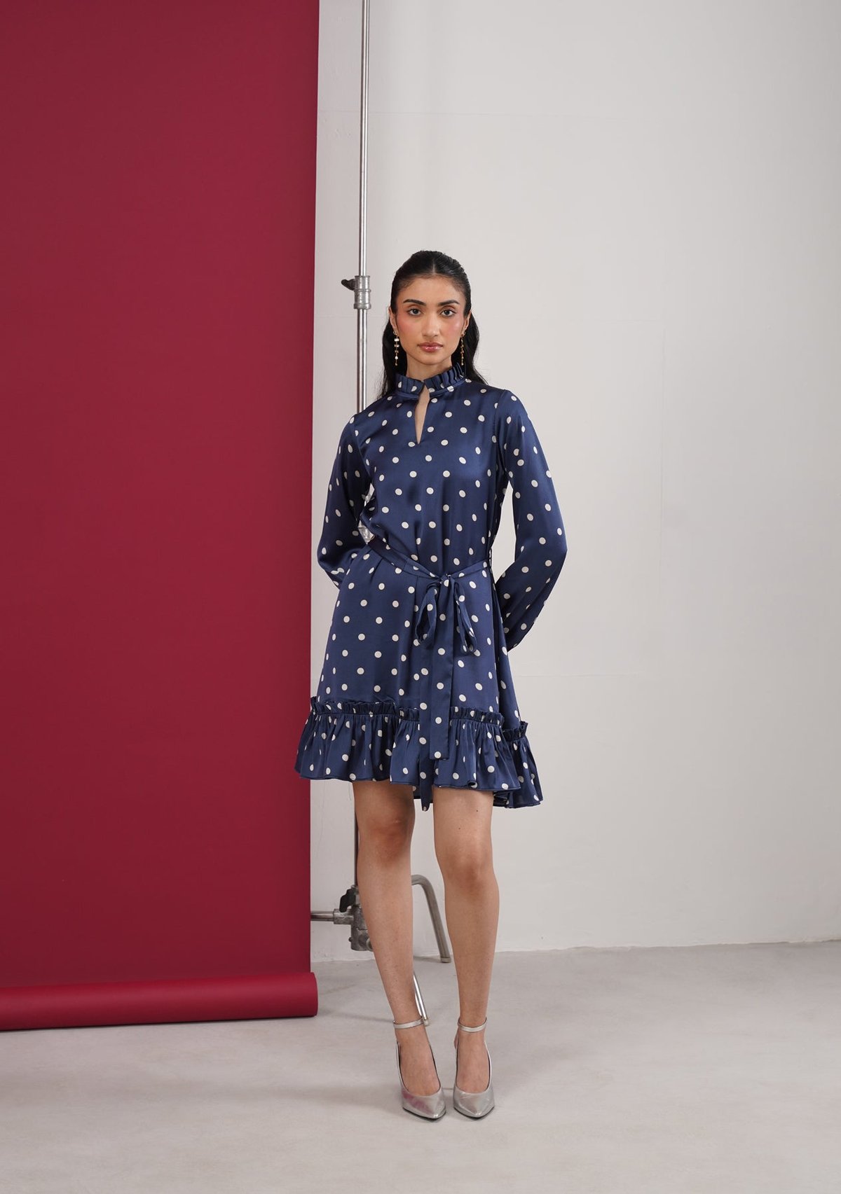 Polka Mini Dress