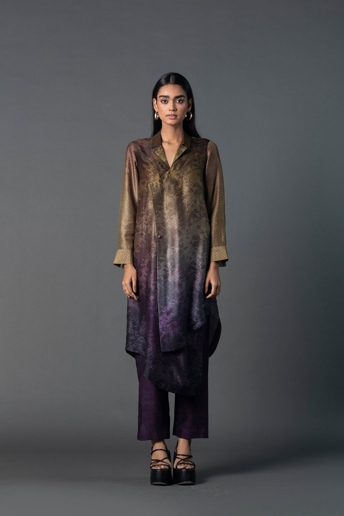 Array Leafy Deep Purple Coord