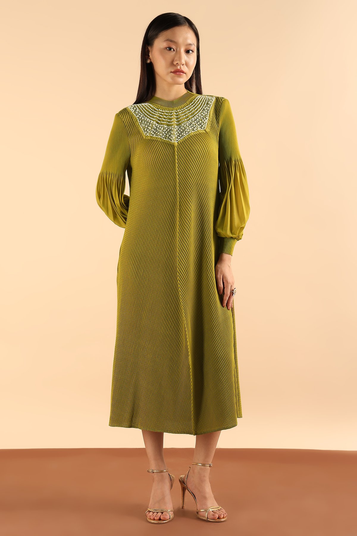 Lime Green Vanir Dress