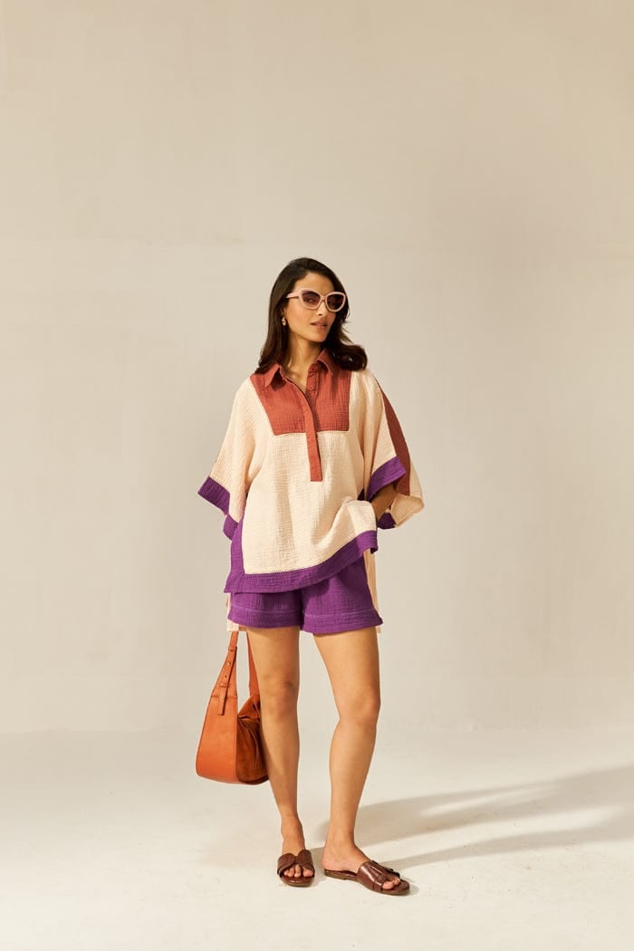 Haya Dogwood Mini Kaftan Co-Ord Set