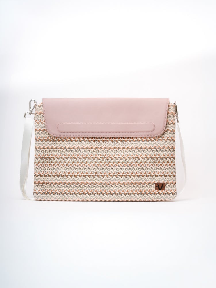 Blush Bloom Laptop Sleeve with Handle