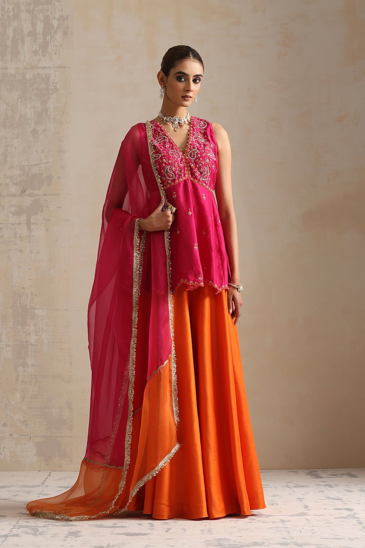 Rani Yamini Sharara Set
