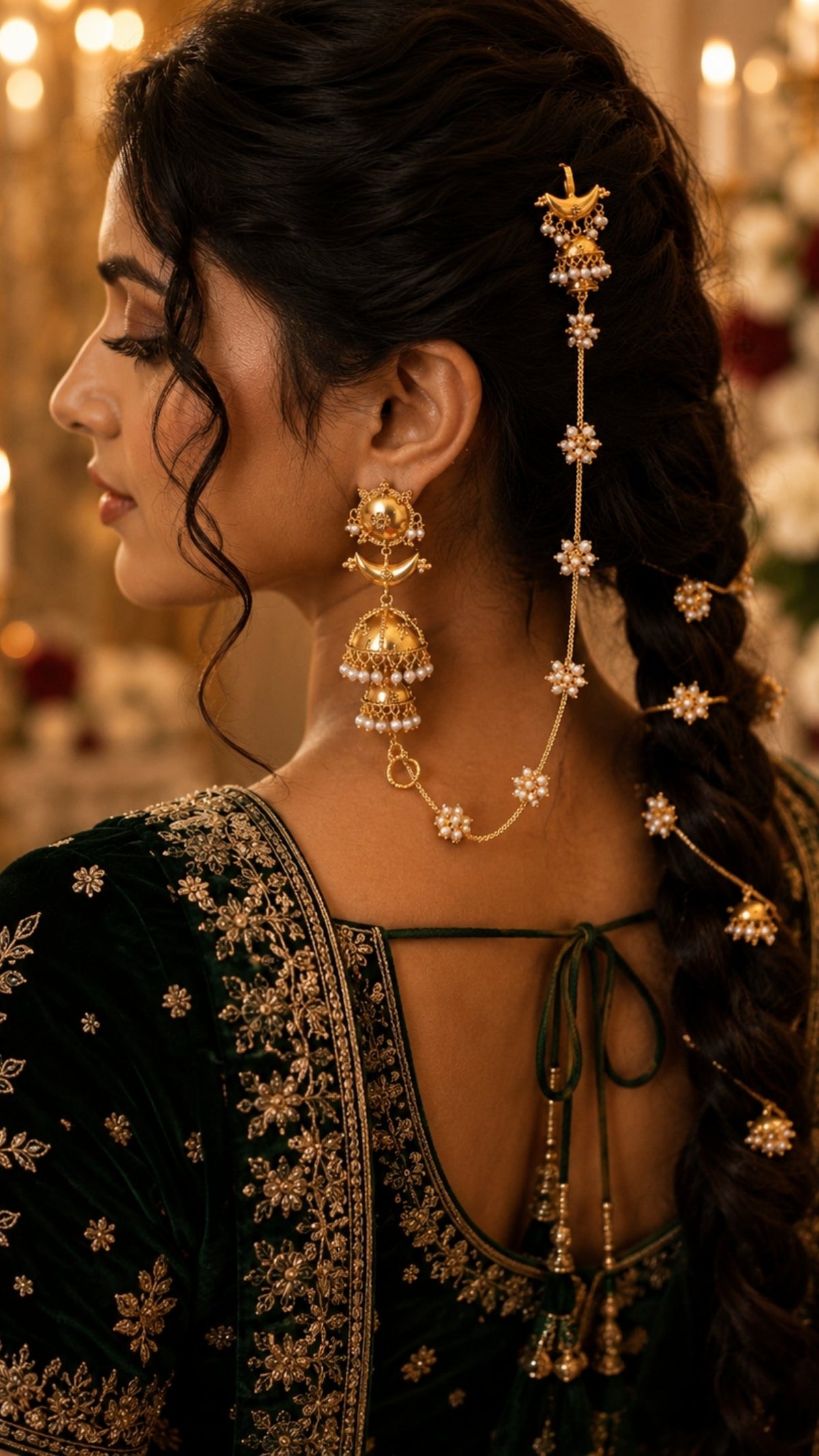 Saira Ear-Chain Jhumka