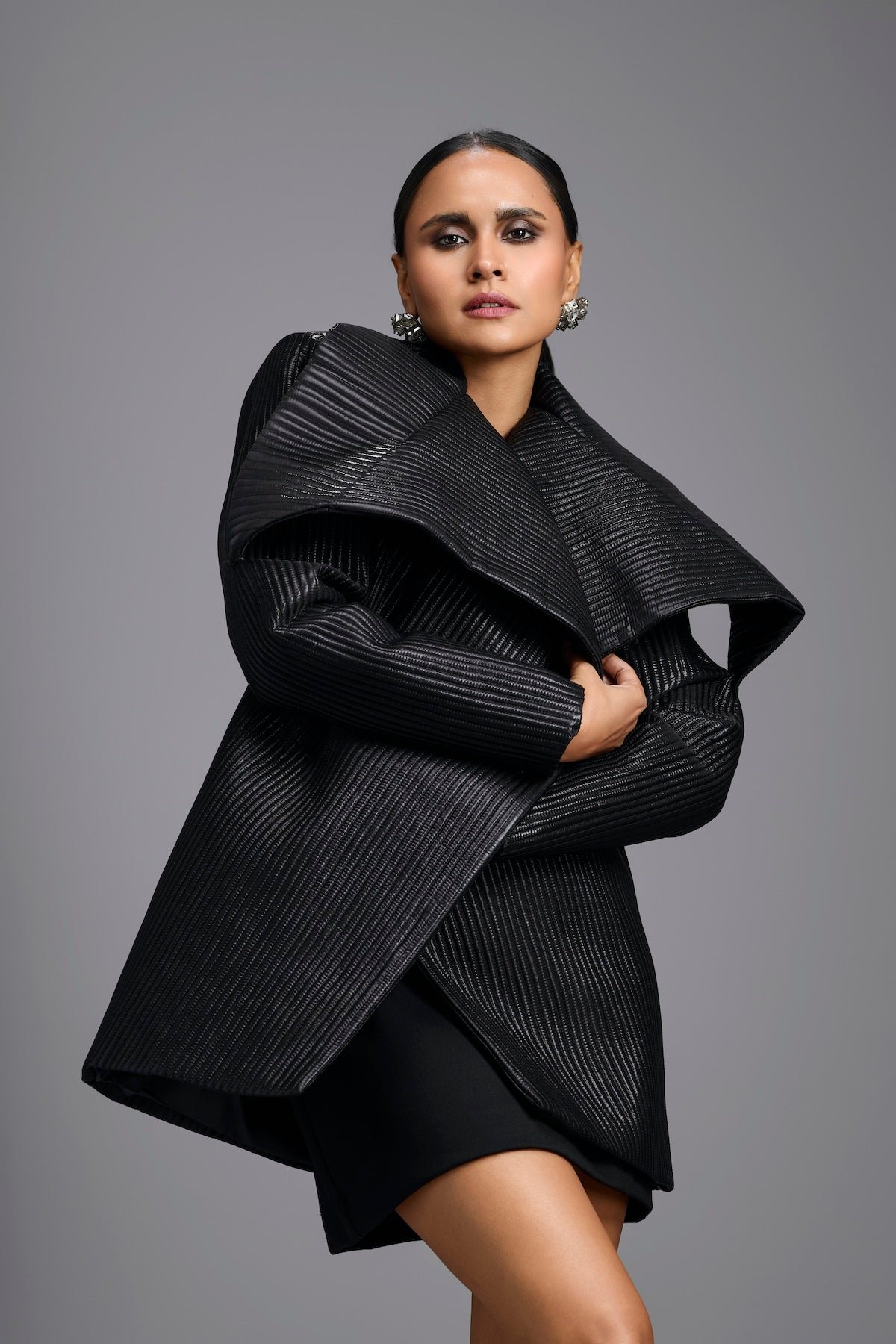 Sculpted Lapel Jacket