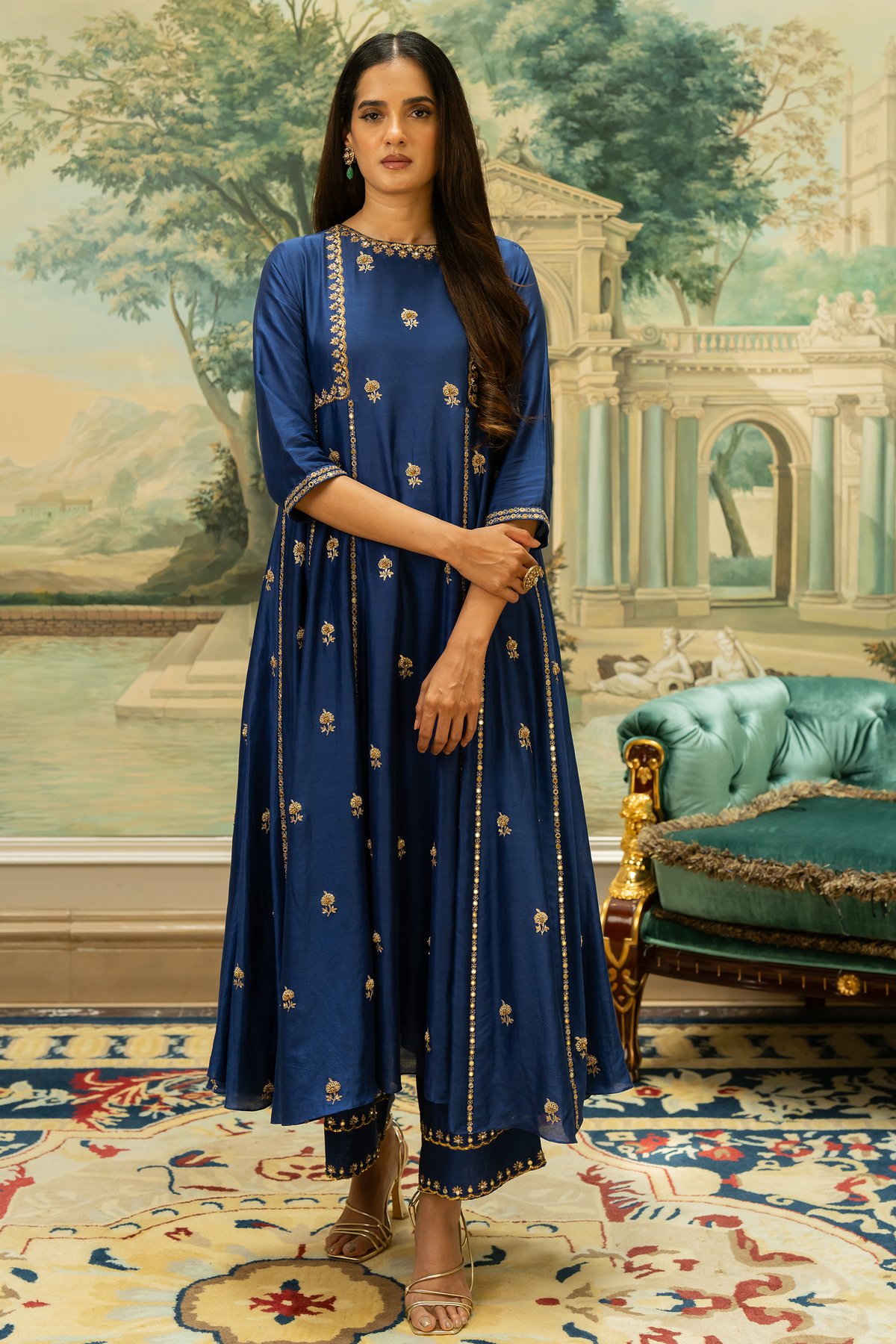 Tenley Kurta Set � Blue