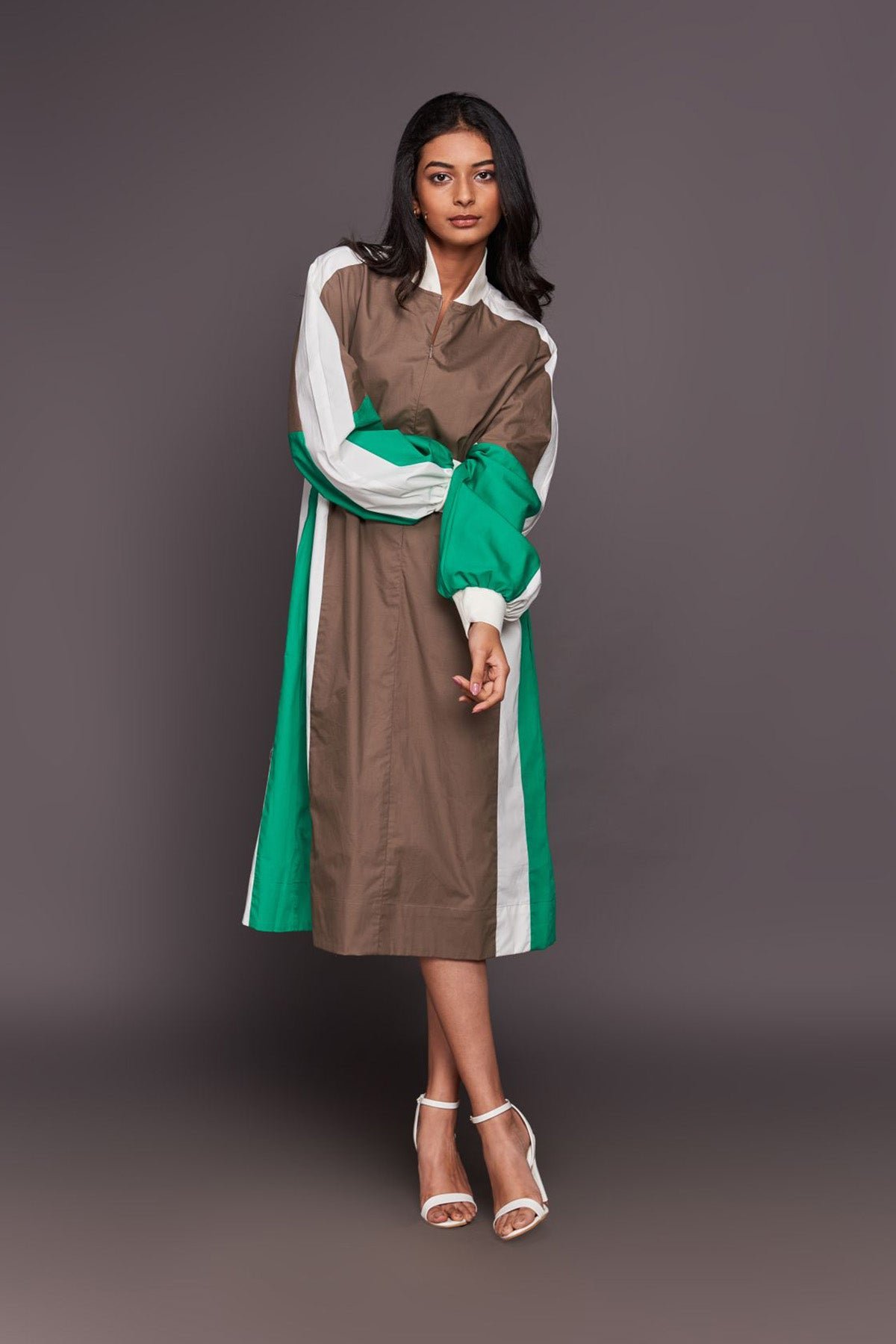 Waist Tapered Dress