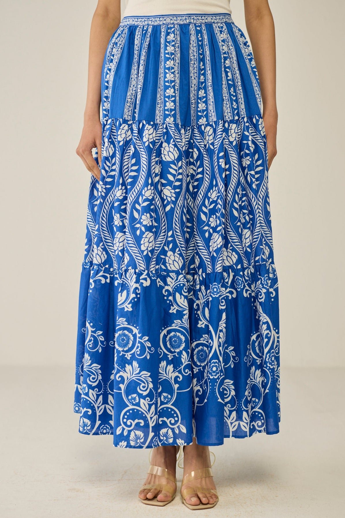 Printed Maxi Skirt