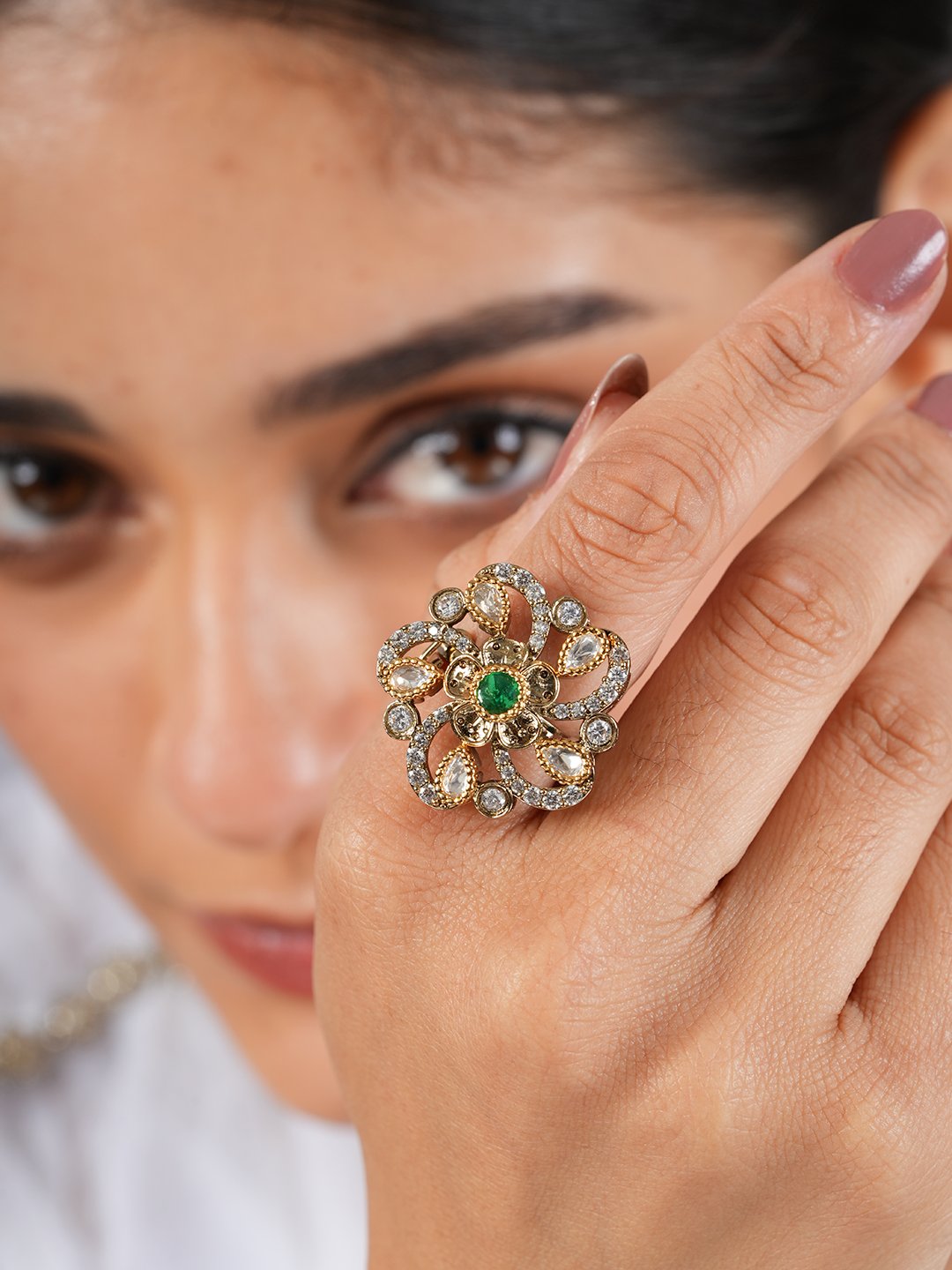 Twisted Petal Ring