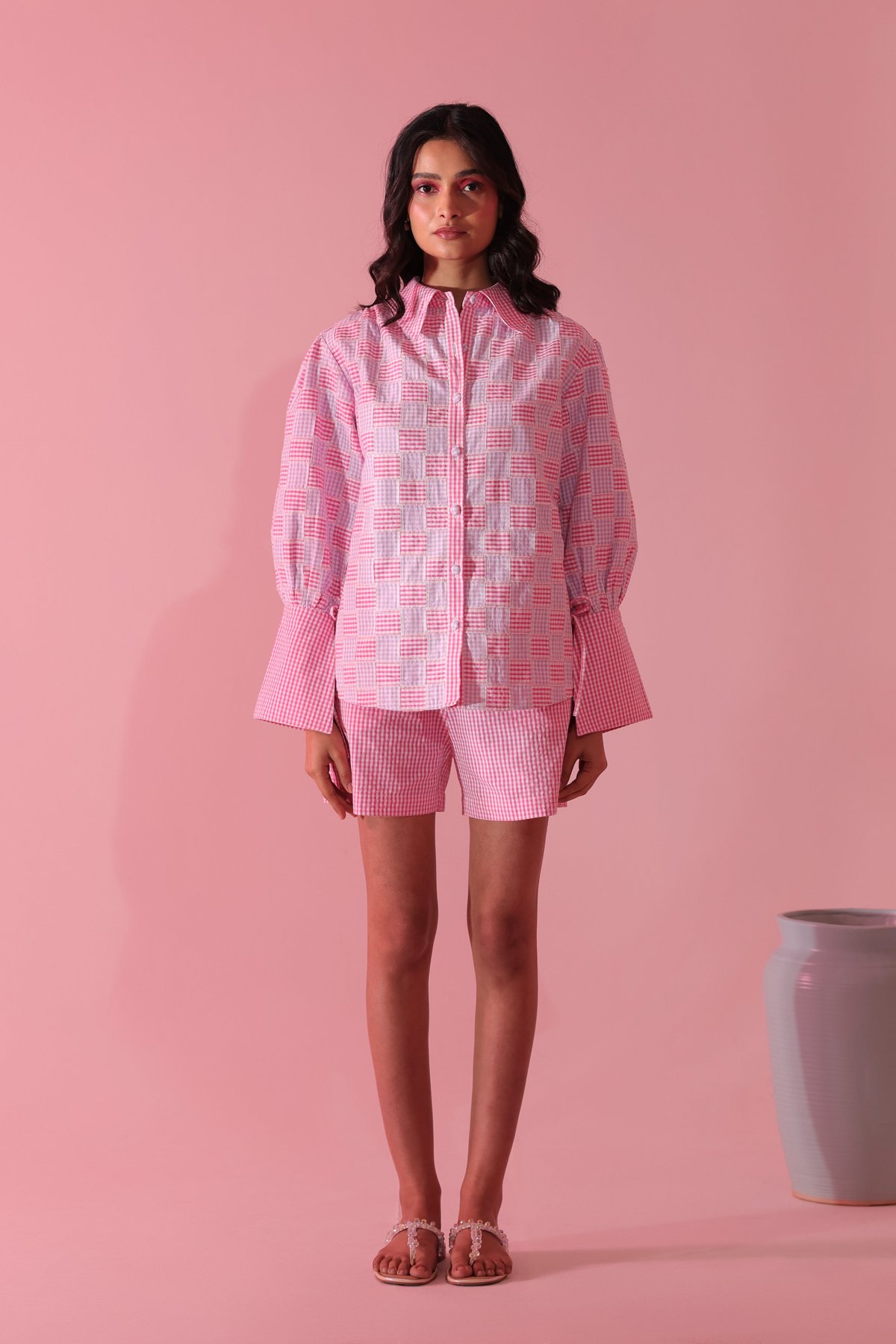 Pink Checker Set
