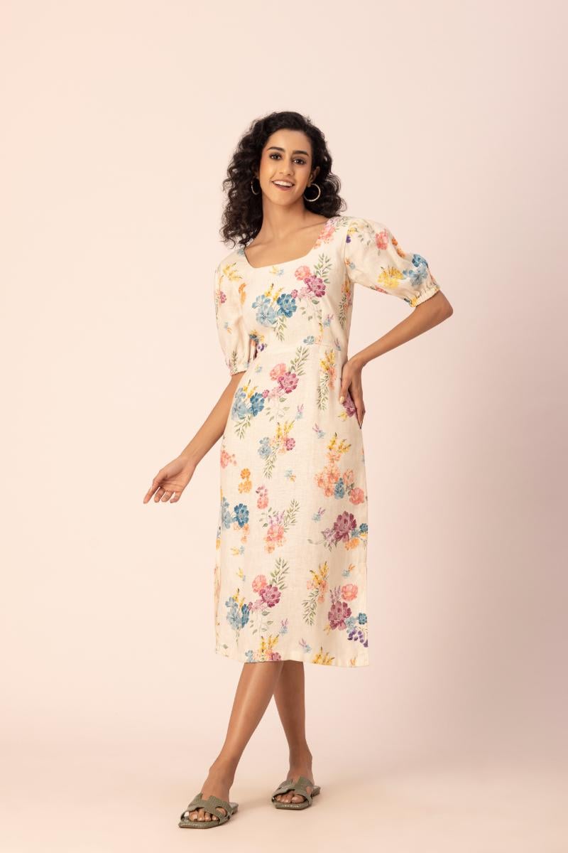 Petal Pop Hemp Dress