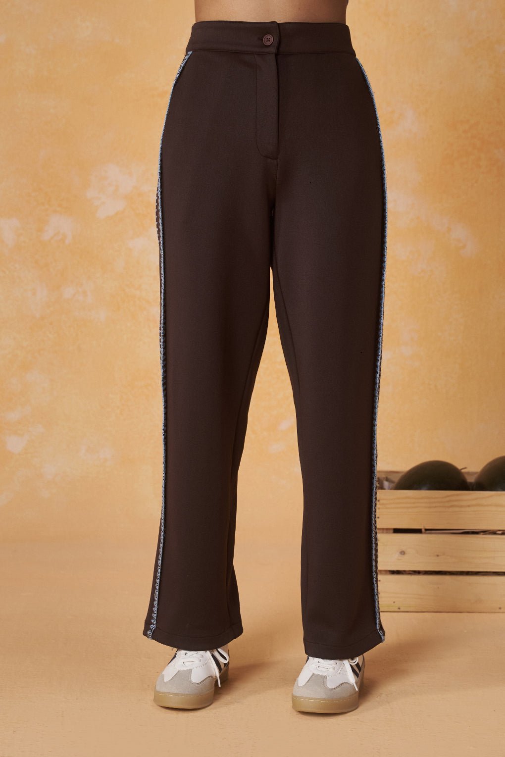 Earthy Line Detail Pants