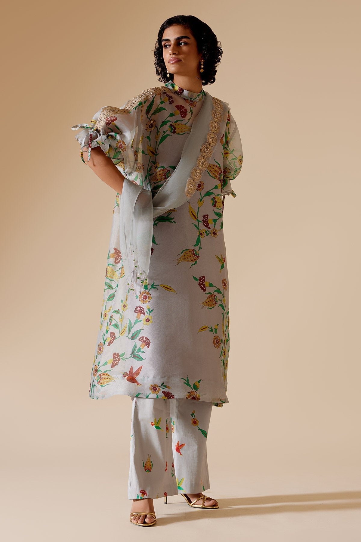 Bia - Grey Print Tunic