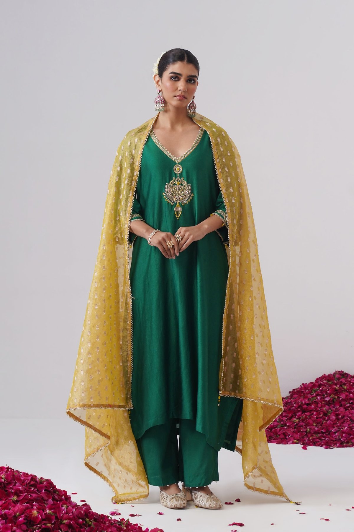 Gulbagh Dupatta Set