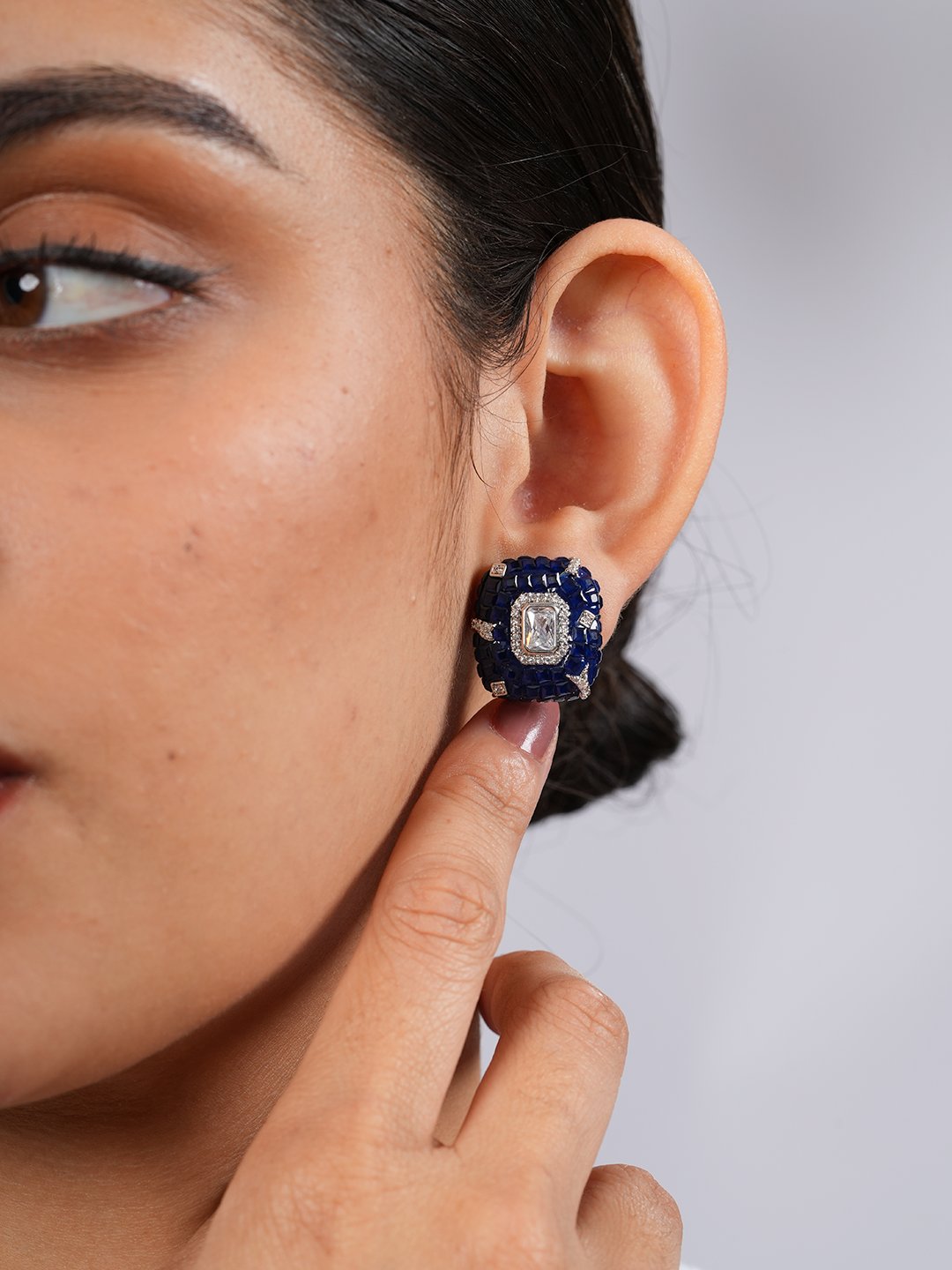 Midnight Shine Stud Earrings