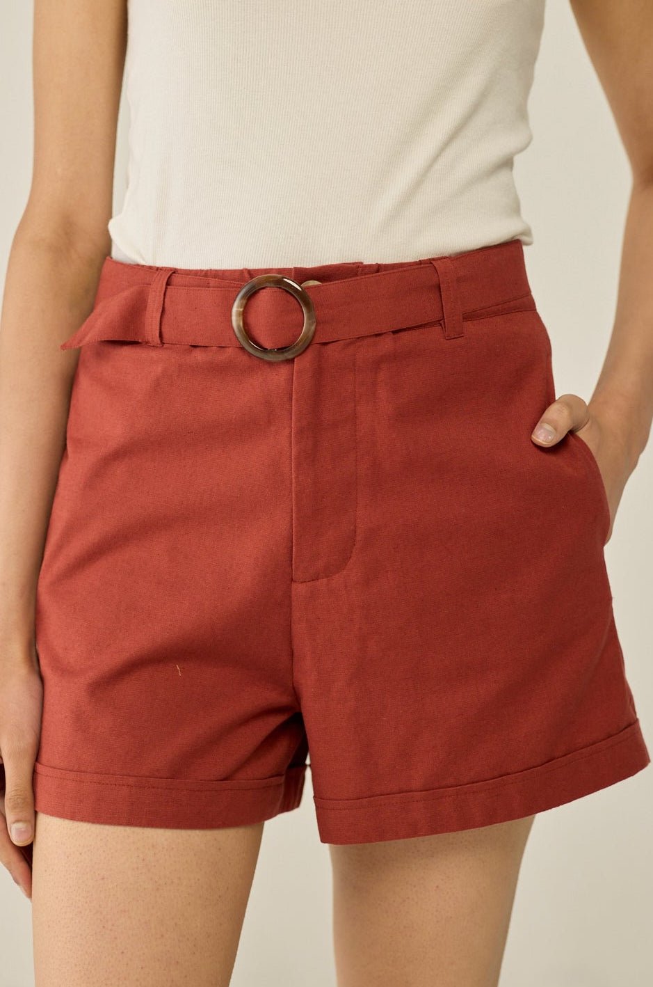 Burgundy Shorts