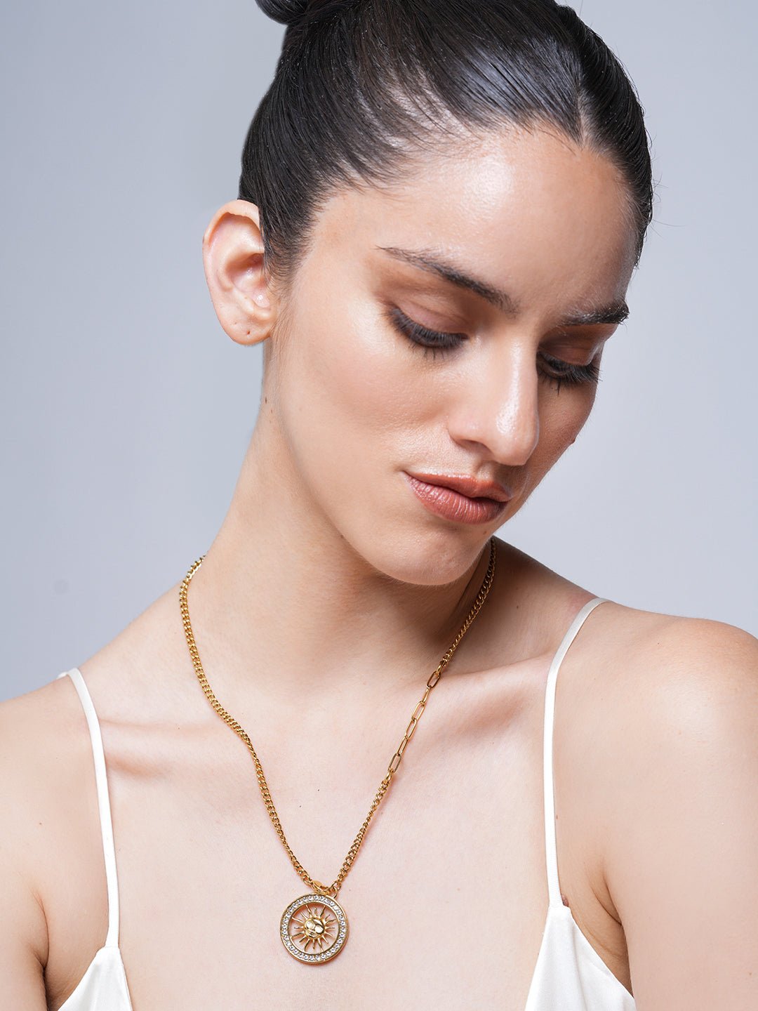 Sun Pendant Necklace