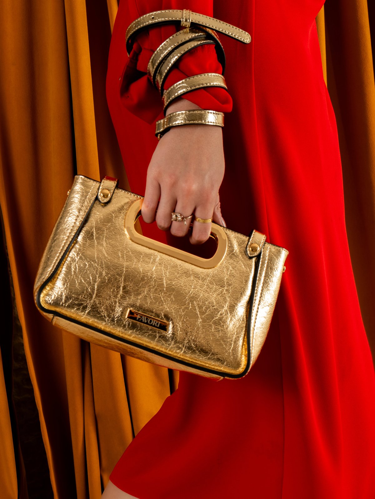 Aurelia- Ladies Clutch Bag Faux Leather