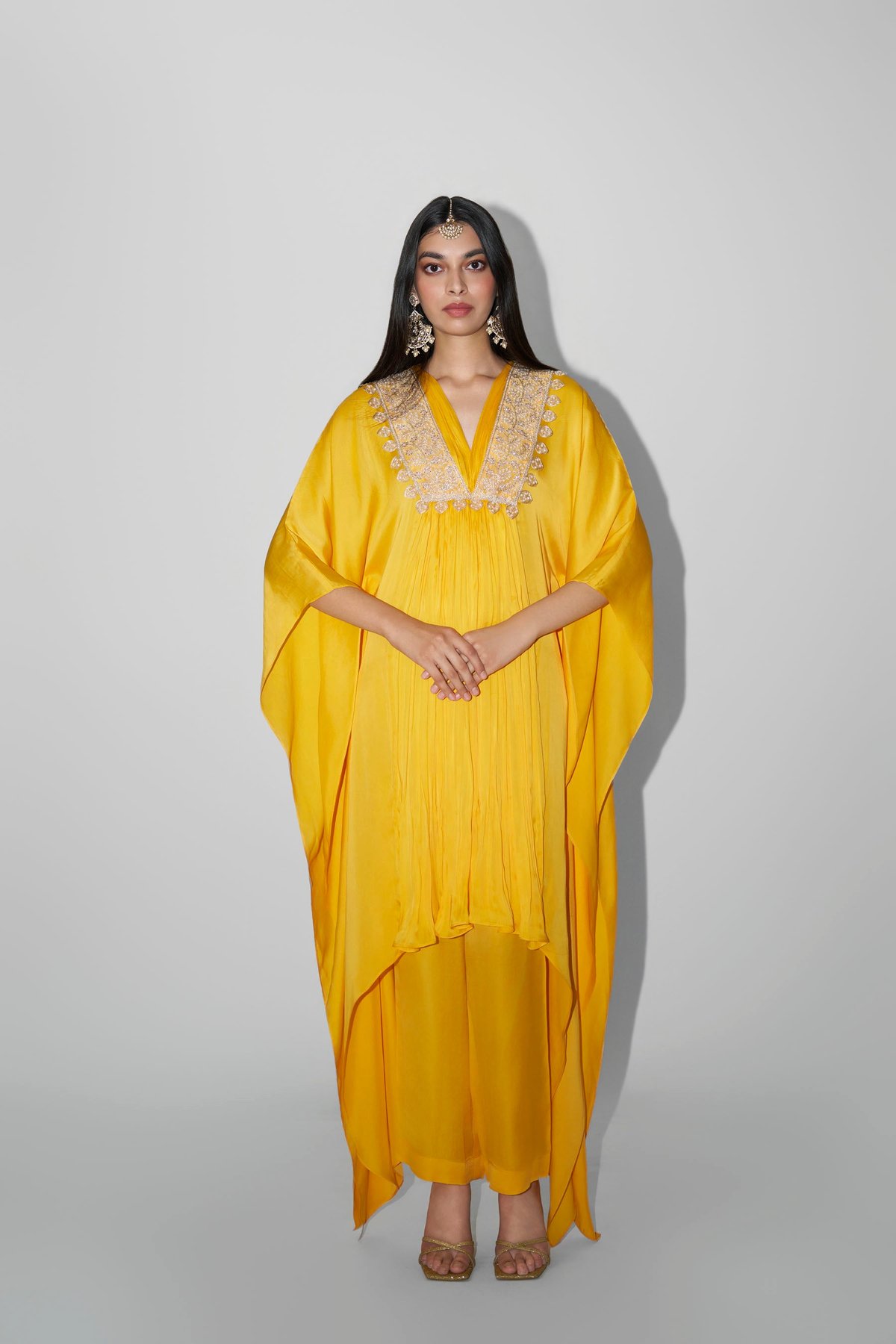 Haldi Yellow Suit Set