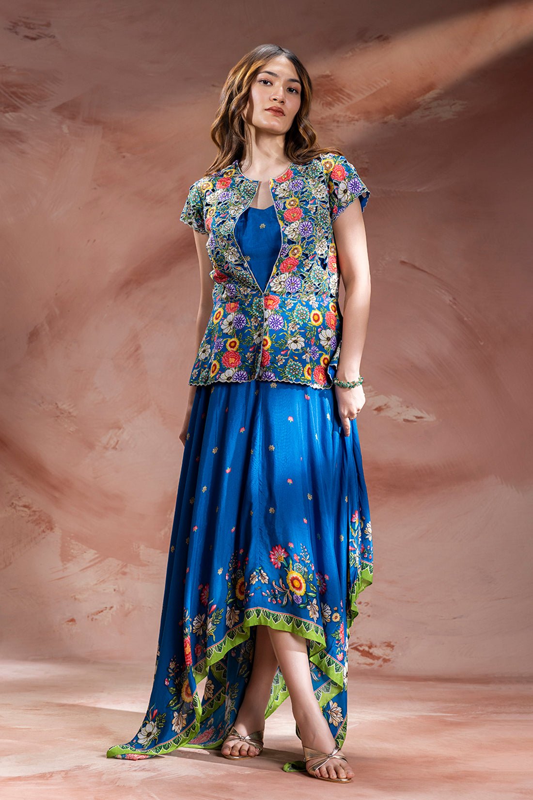 Baghira Embroidered Handkerchief Dress Set