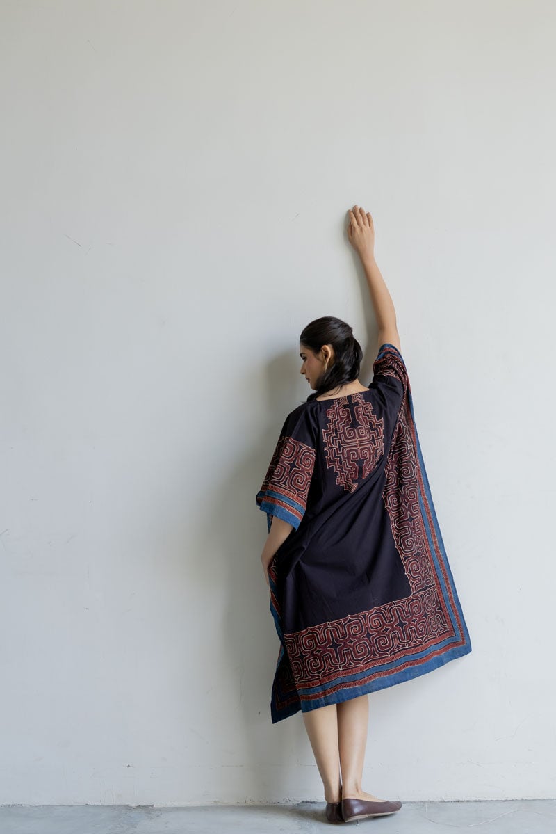 Freesize Kaftan - Prithvi Black