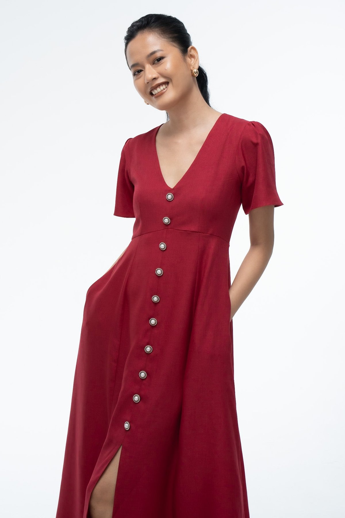 Audrey - Maroon