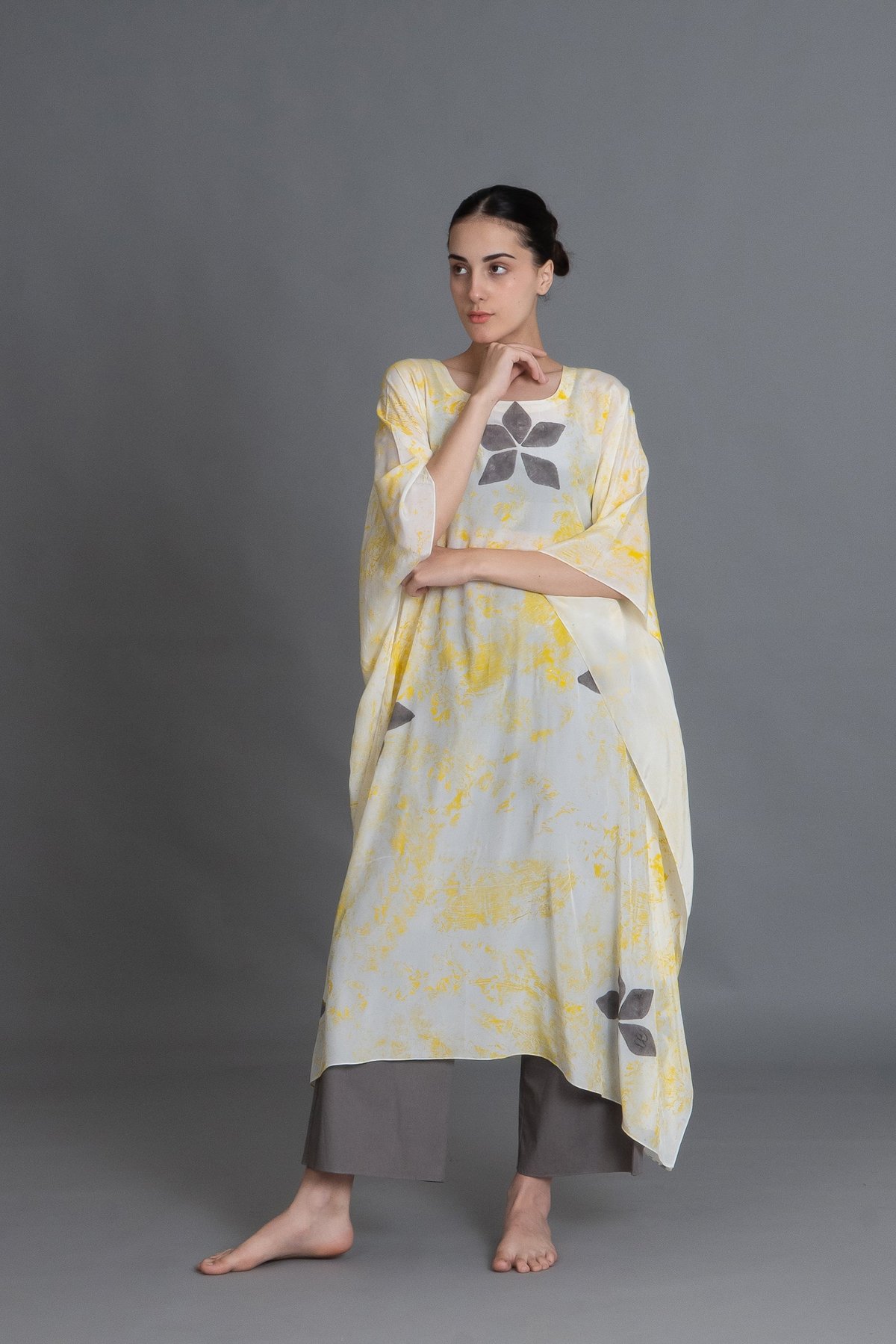 Crezia Silk Kaftan