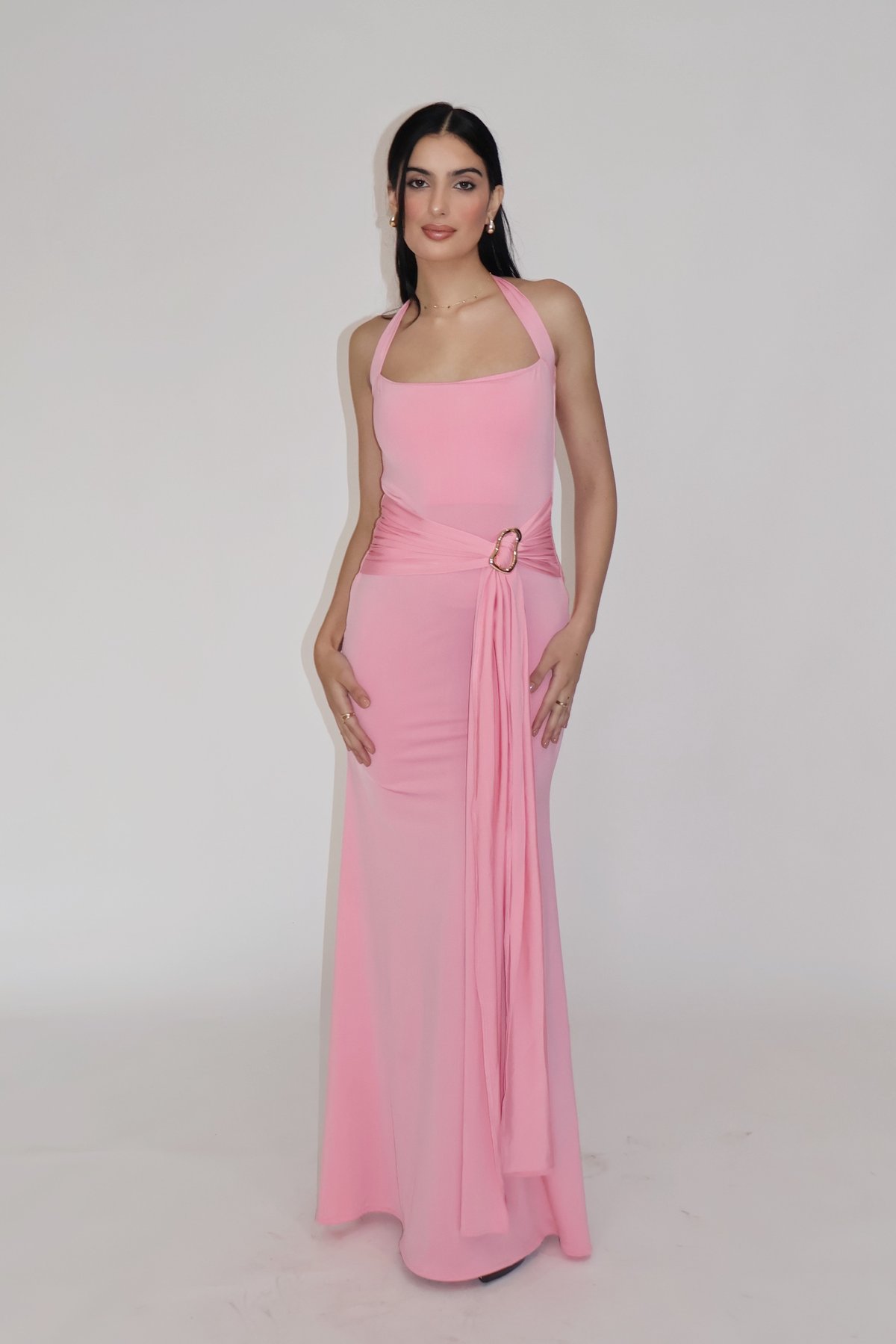 Mimosa Dress - (Flamingo)