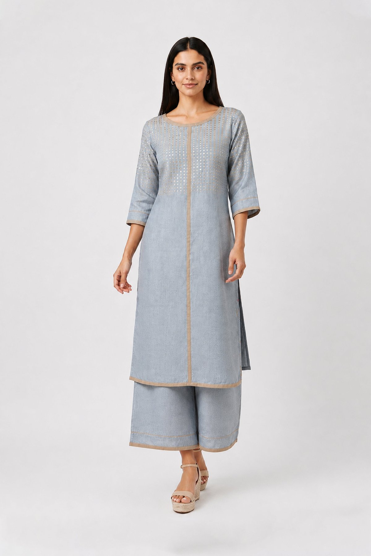 Sunlit Tiles Kurta Set