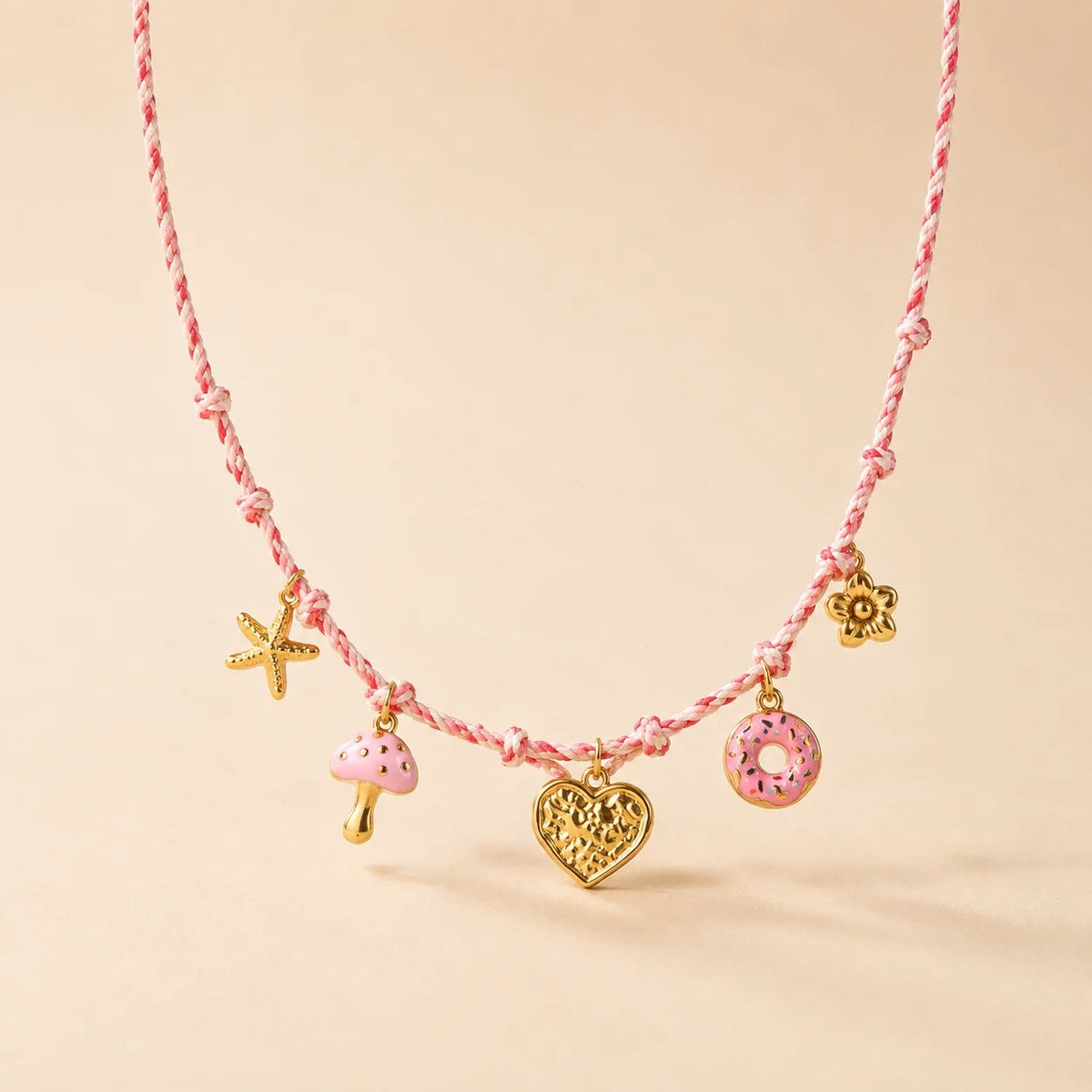 Sweet Heart Charm Necklace
