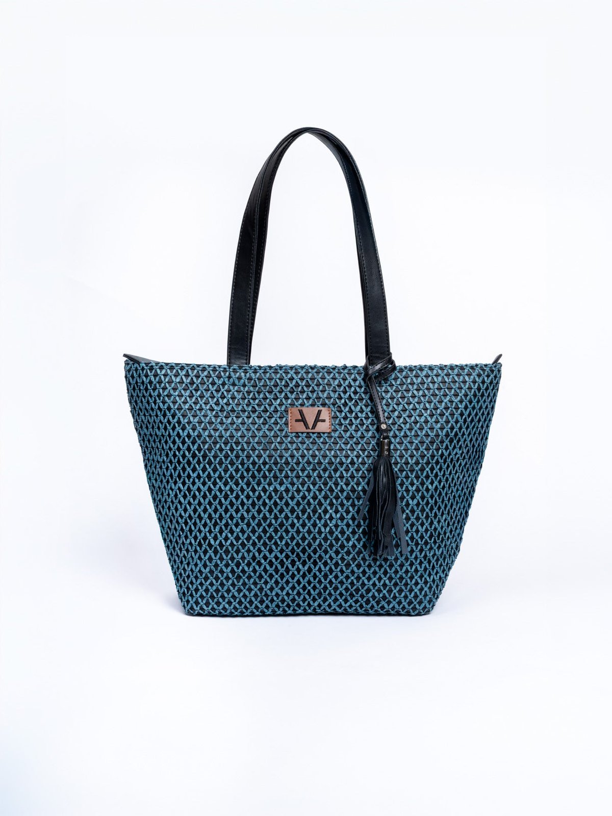 Denim Cross Tote