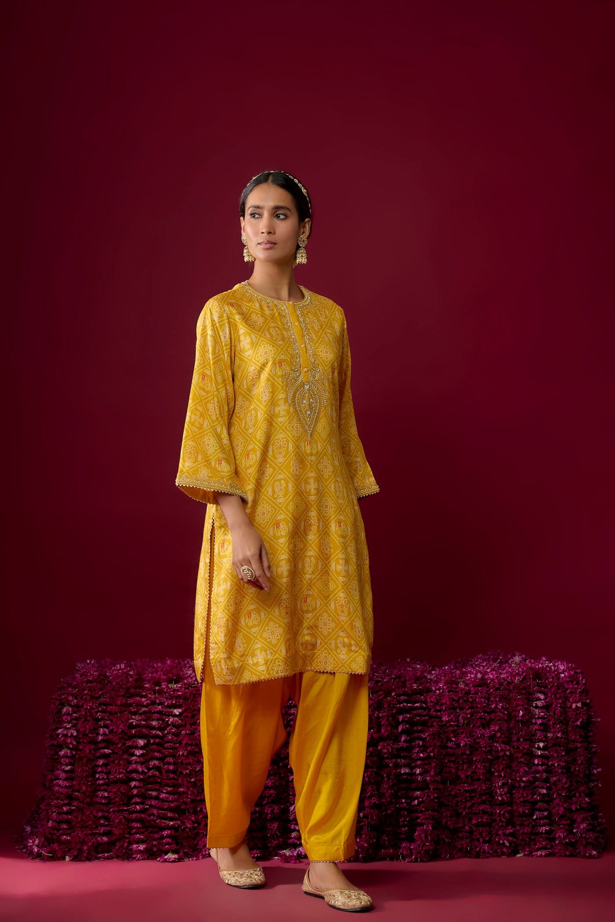 Sarah - Long Kaaftan With Salwar