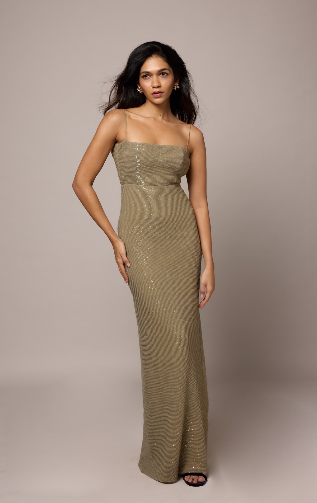 Rachel- Pastel Olive Green
