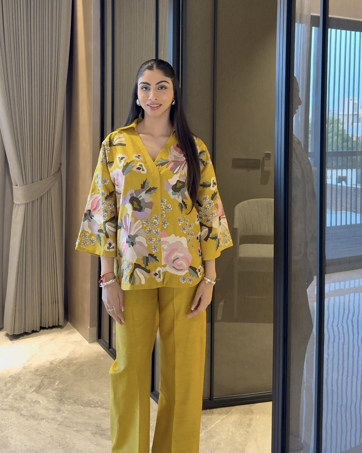 Maya Co-ord Set Mustard