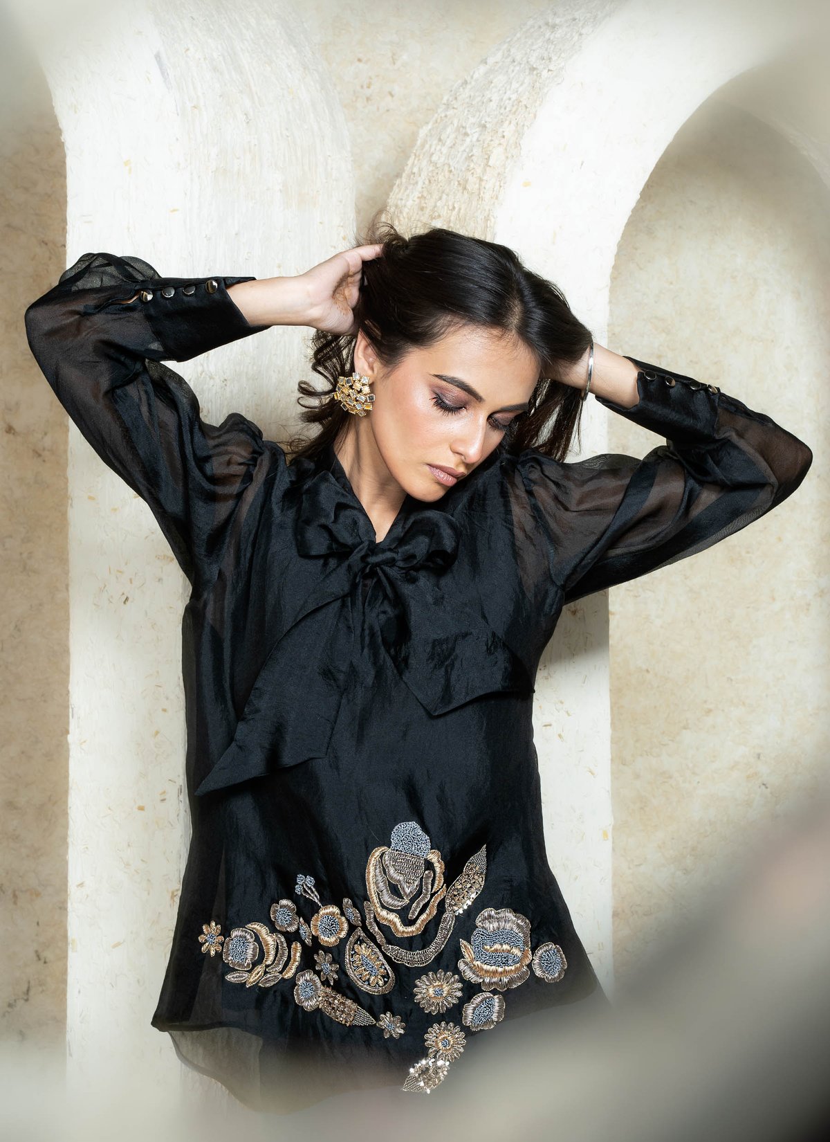 Midnight Zardozi Co-ord Set