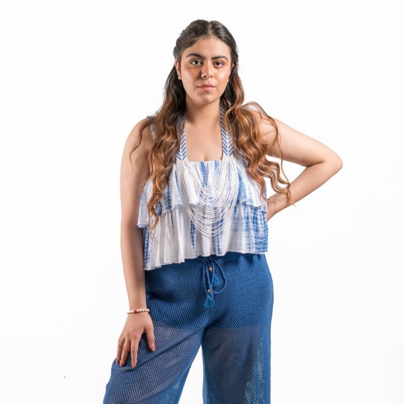Emily Tie Dye Layered Crop Top