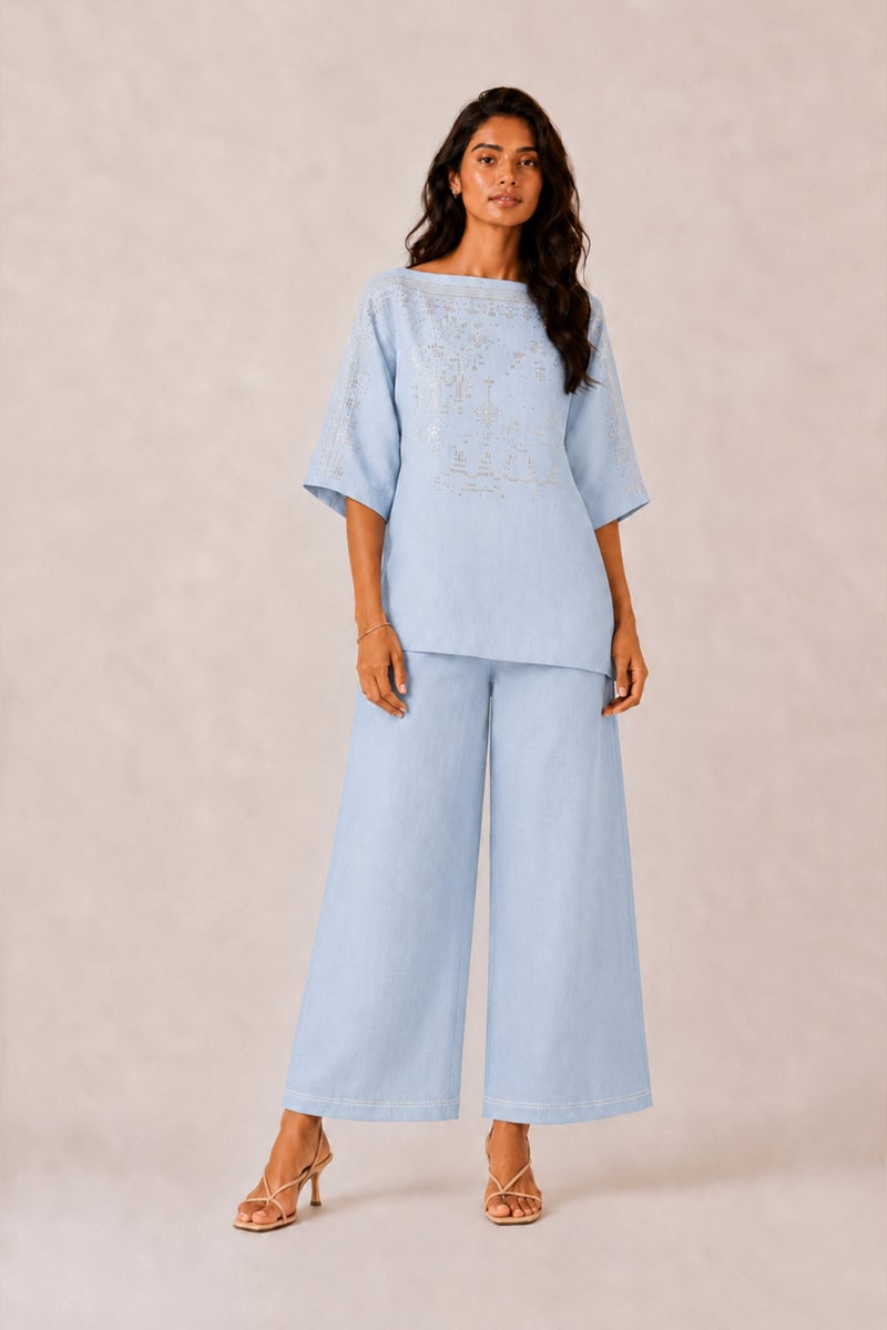 Drops of gold Roomal Co-ord