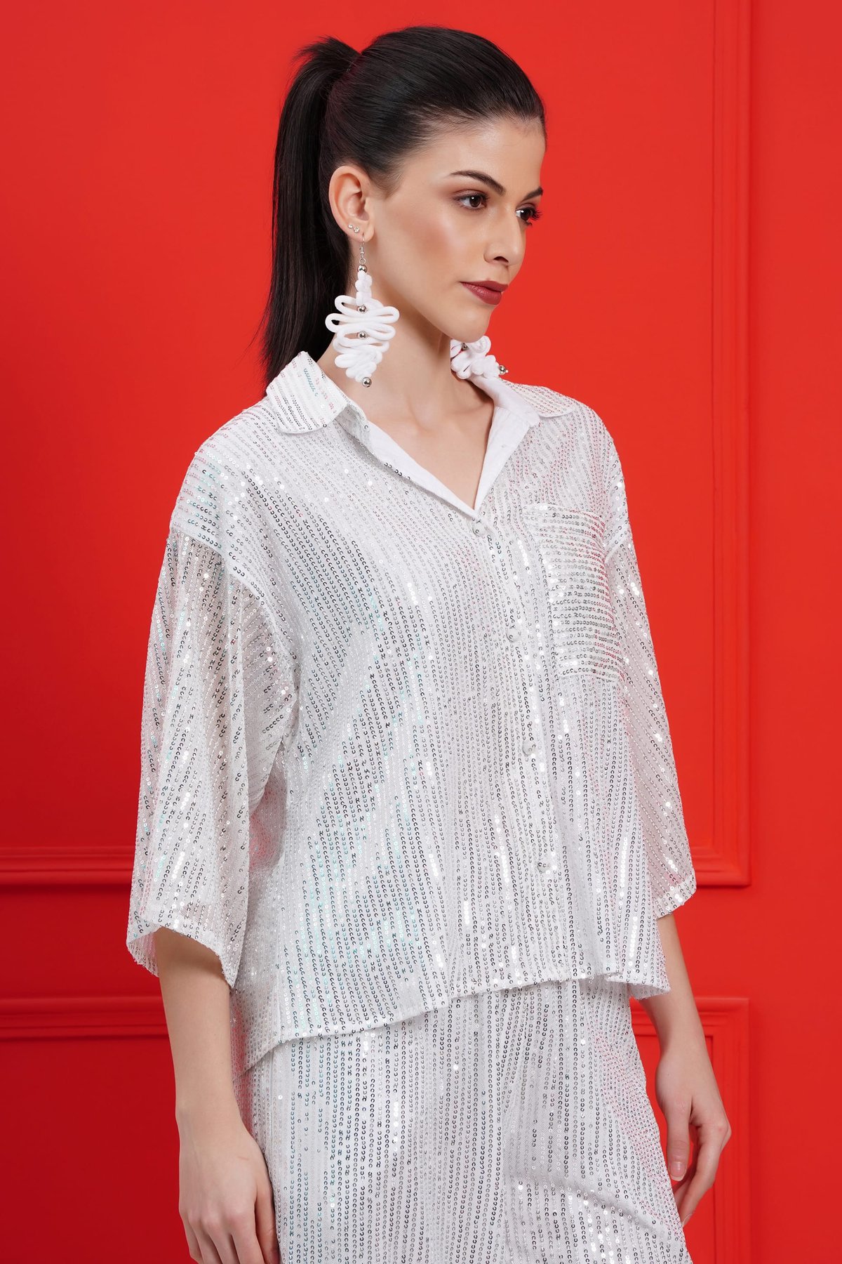 Charm Sequins Co-ord Set