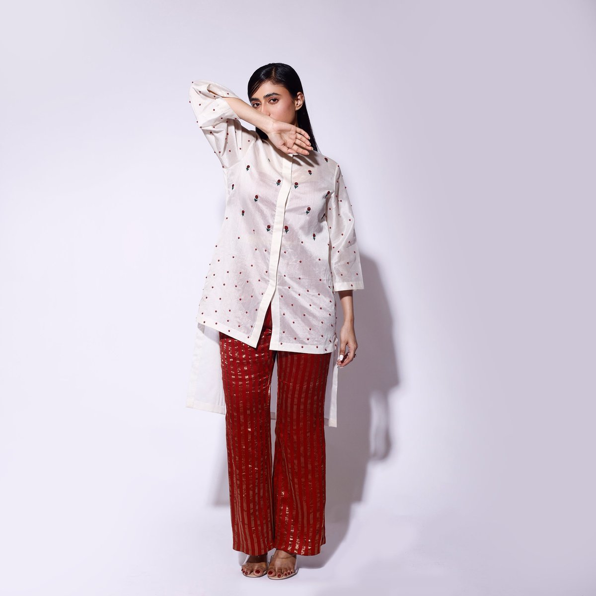 Emb. Rose Shirt
