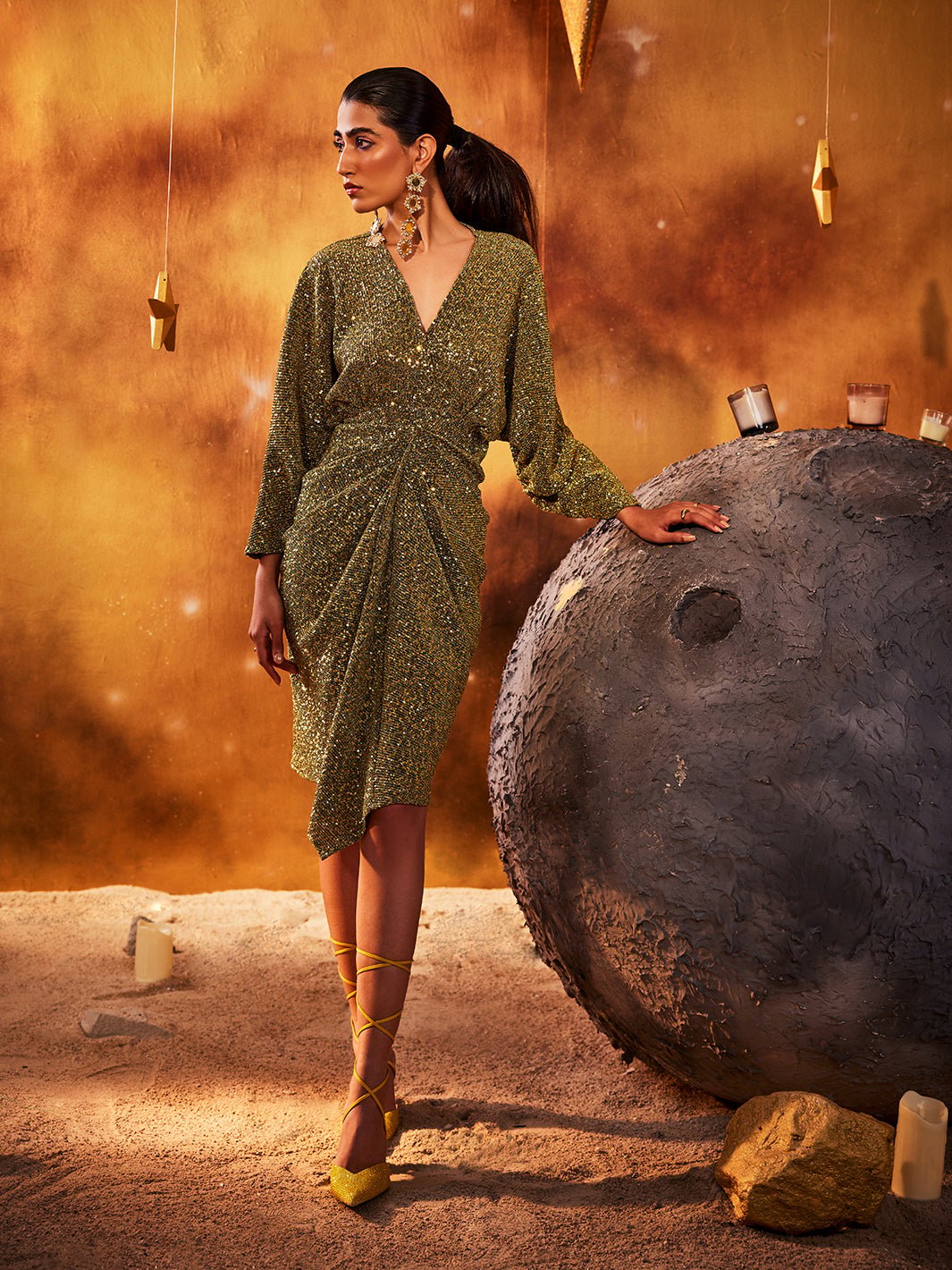 Spacewalk Gold Dress