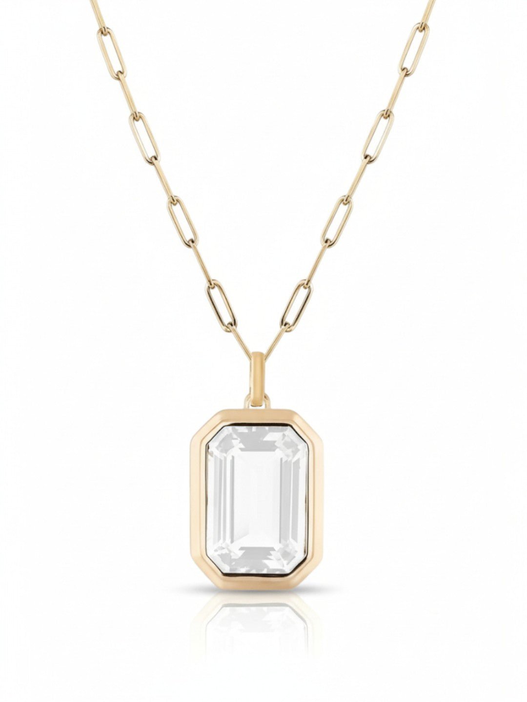Natural Stone Pendant Necklace