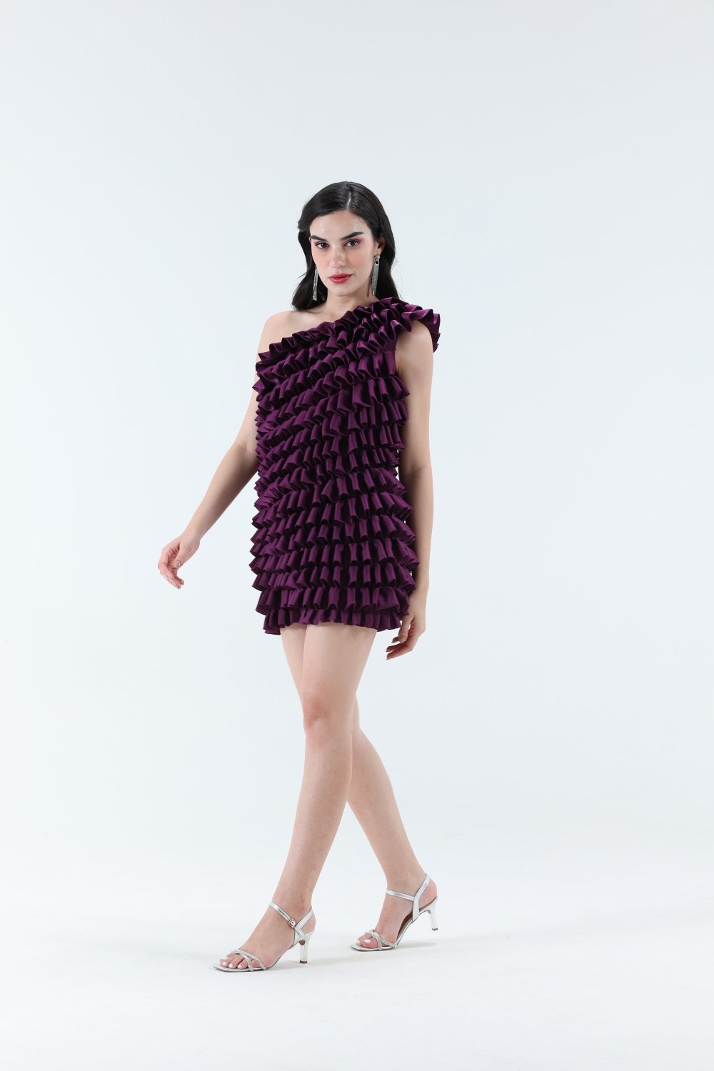 Alura Ruffled Mini Dress