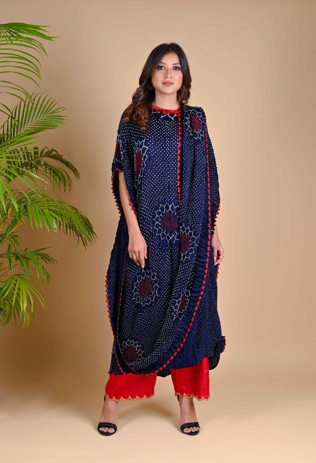 Drape Dress-Valley of Flowers