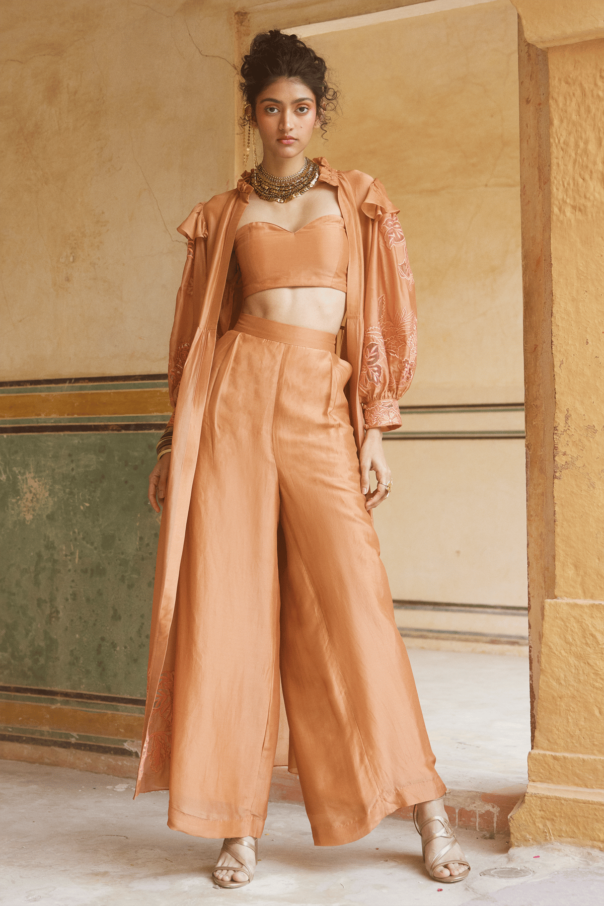 Anastasia Jacket Set � Peach