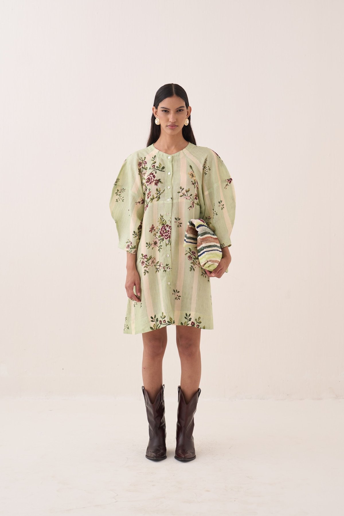 Bagiya Bubble Sleeve Aline