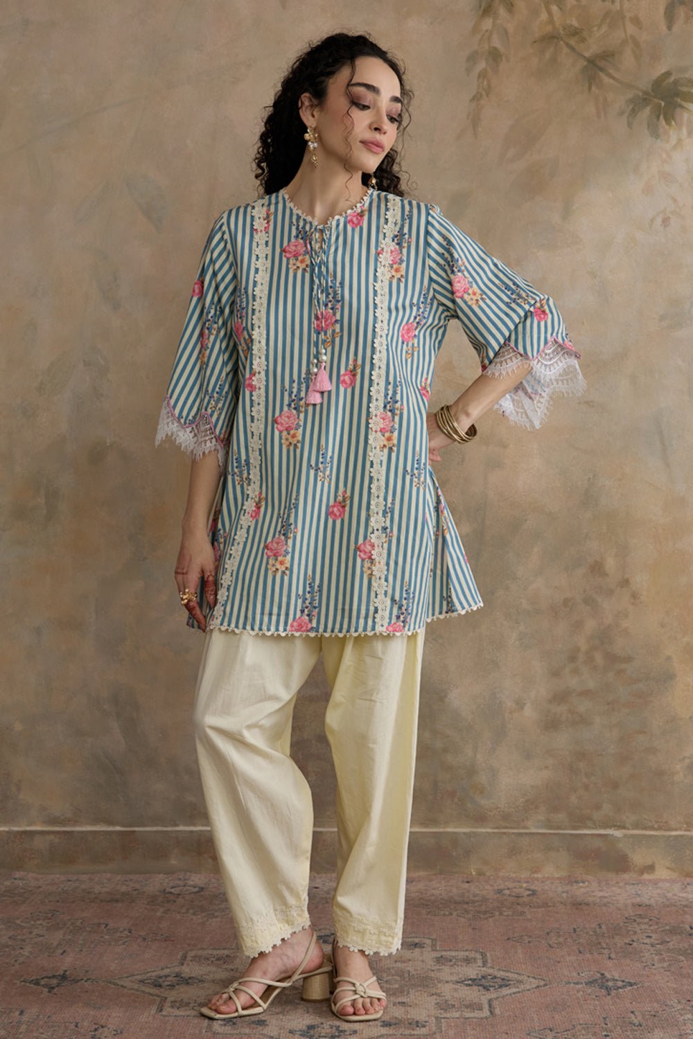 Gul Blue Kurta Set