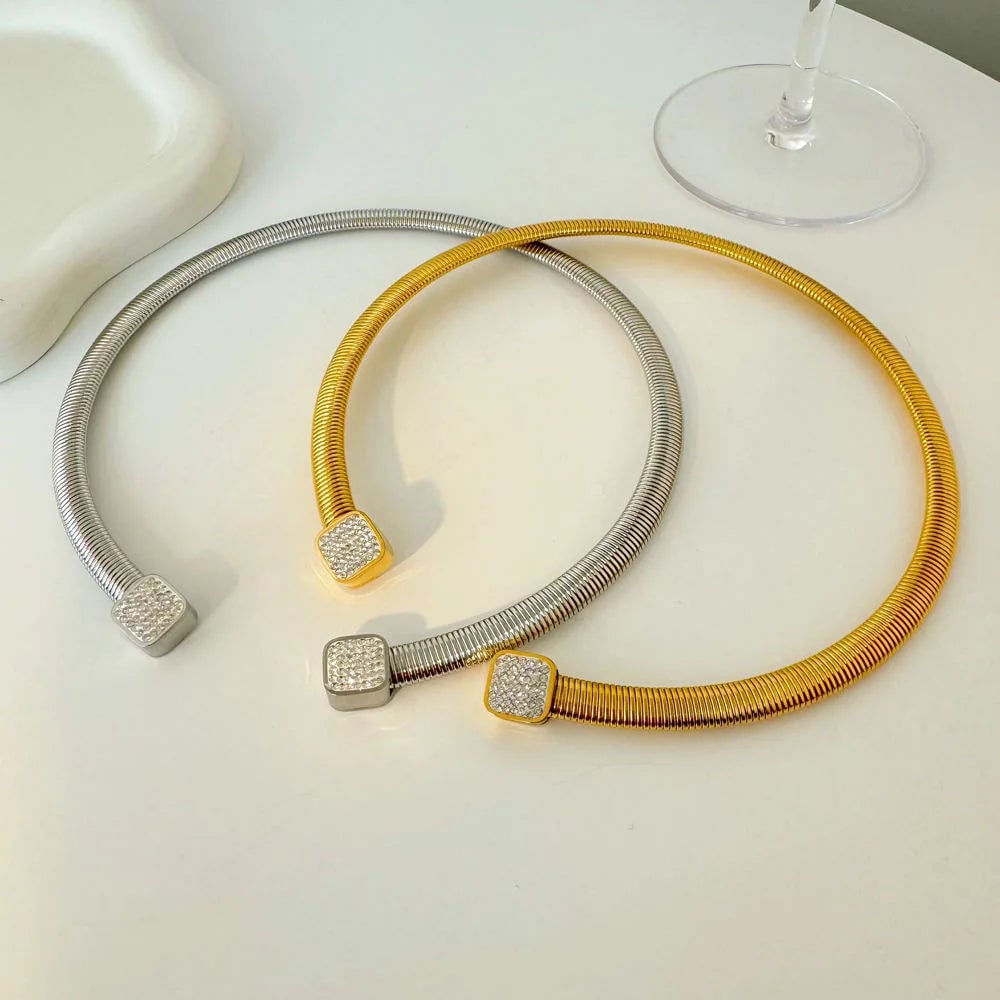 Orbit Cuff Necklace