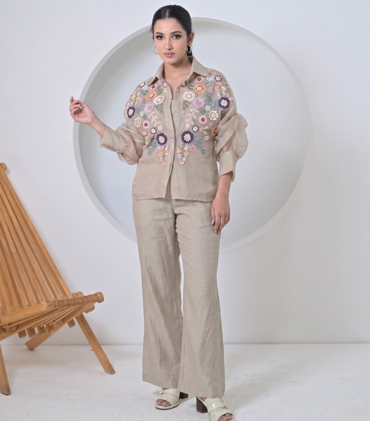 Florium Shirt With Pant Set