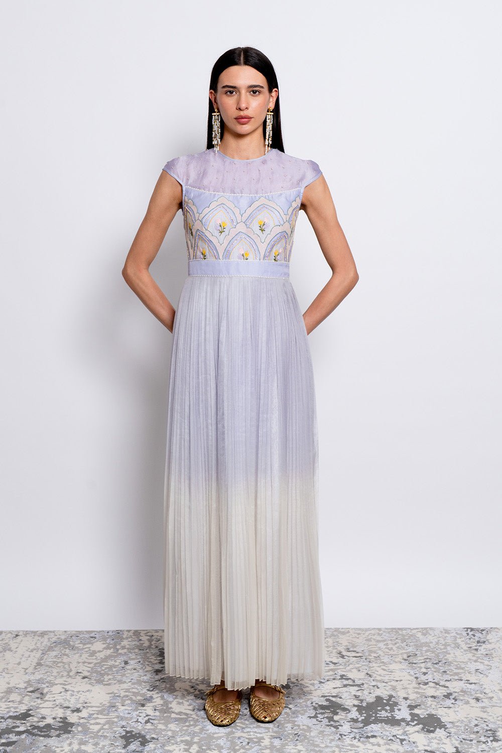 Elara Blue Gown
