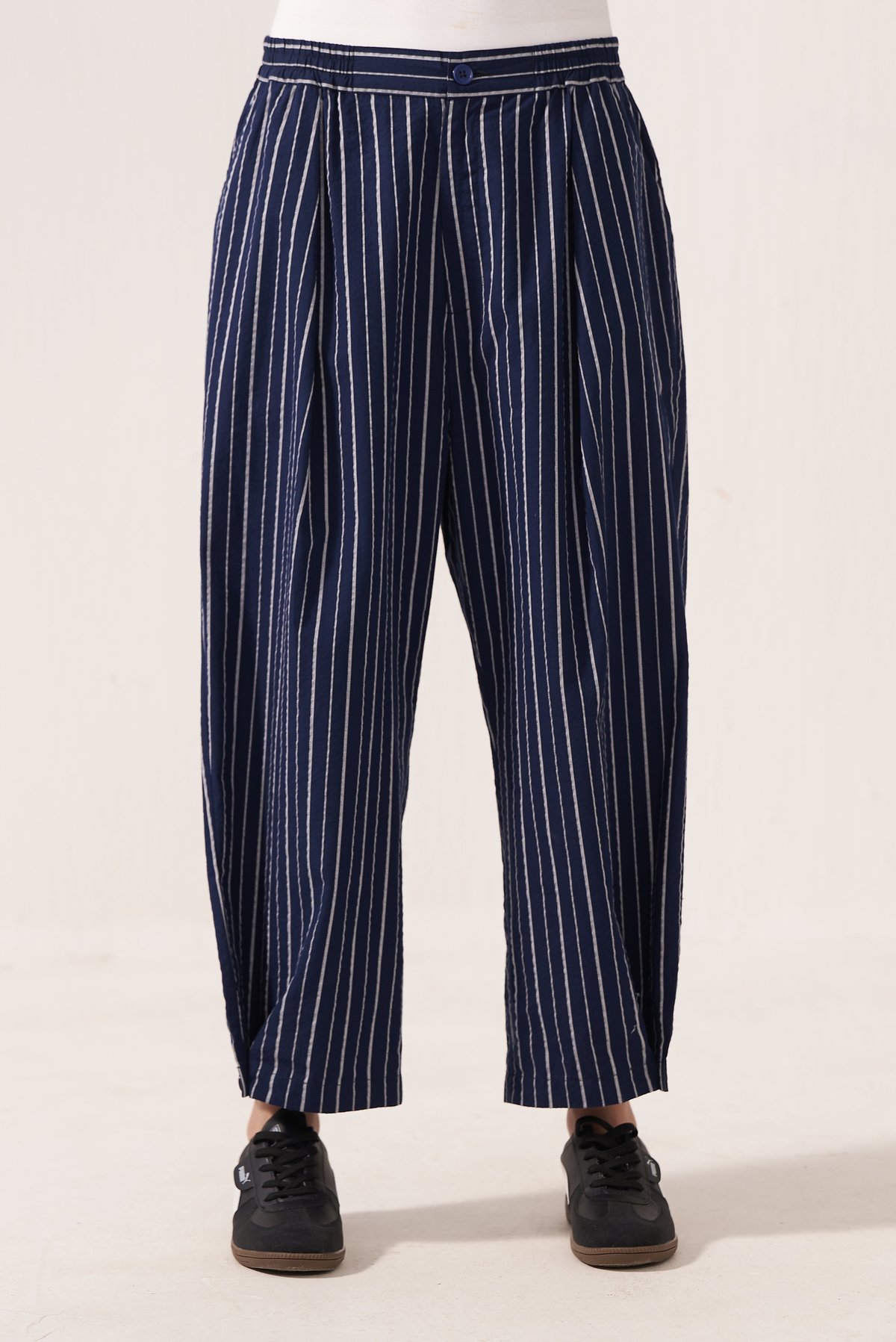 WorkForm Striped Wide-Leg Pants