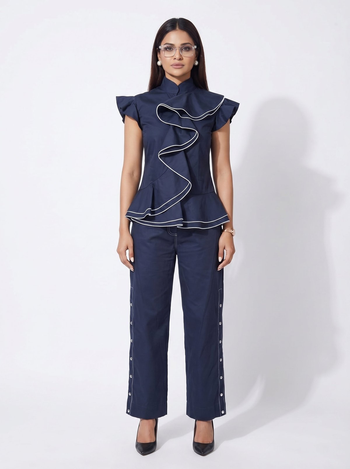 Waterfall Double Drape Top